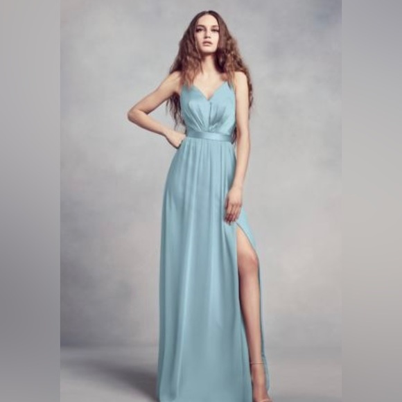 vera wang mist bridesmaid dress | Dresses | Vera Wang Color Size Pleat Ruffles Tiered designer-kidswear 30 Cute Birthday Outfits Color:Baby Pink